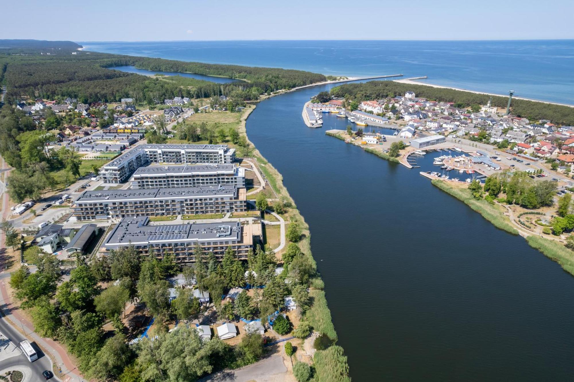 Wellness & Spa Resort Dziwnow Riverfront Apartments With Parking By Noclegi Renters Eksteriør billede